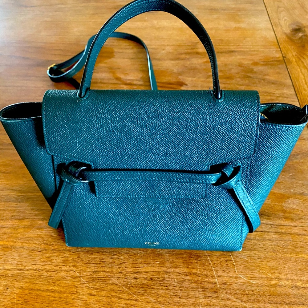 Celine Nano Belt Bag in Grained Calfskin